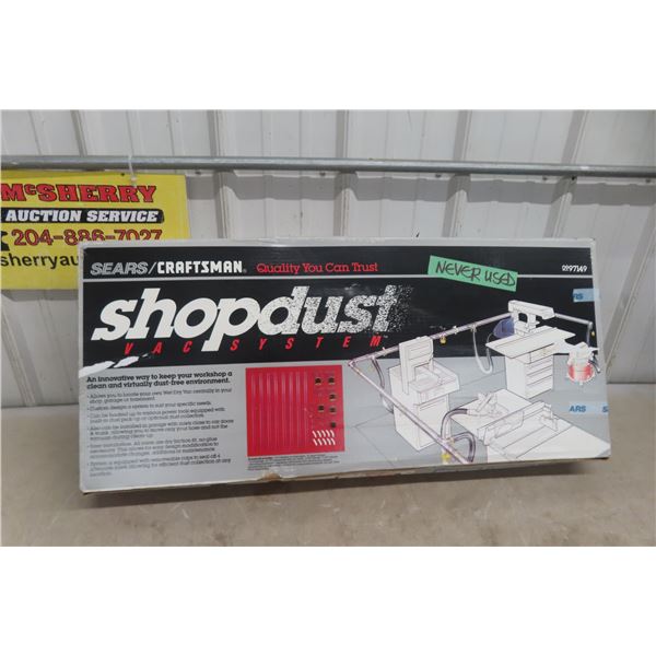 Craftsman Shop Dust Vacuum System.