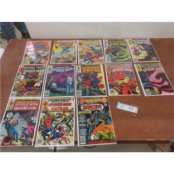 13 Comics: Spiderman, Superman, Very Good Condition, Always Bagged And Boarded