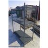 Image 2 : 3 Assembled Rousseau Metal Shelving Units 68" x 51" x 24" (1 Assembled)