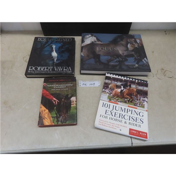 4 Horsemanship, Jumping Exercises Books, Equus Hardcover
