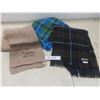 Image 1 : 2 Scottish And Danish 100% Wool Scarves, Tartan Macrae Hunting And Nova Scotia Dougers Clan