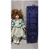 Image 4 : One Seymour Mann 16" Collector’s Porcelain Doll with Stand and One 16" Emerald Porcelain Doll.