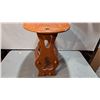 Image 4 : Wooden Oval End Table/Magazine Rack, 22" Wood Shelf, 36" Coat Rack.