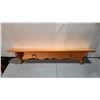 Image 5 : Wooden Oval End Table/Magazine Rack, 22" Wood Shelf, 36" Coat Rack.