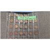 Image 6 : Complete Set Canadian Pennies 1920 to 2012 in Coin Holders.