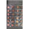Image 7 : Complete Set Canadian Pennies 1920 to 2012 in Coin Holders.