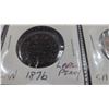 Image 3 : Four Canada Large Pennies: 1859, 1876, 1917, 1919.