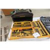 Image 1 : Stanley Socket Set 1/4", 3/8" and 1/2" With Allen Wrenches and Screwdriver Set in Case.