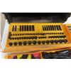 Image 5 : Stanley Socket Set 1/4", 3/8" and 1/2" With Allen Wrenches and Screwdriver Set in Case.