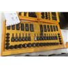 Image 6 : Stanley Socket Set 1/4", 3/8" and 1/2" With Allen Wrenches and Screwdriver Set in Case.