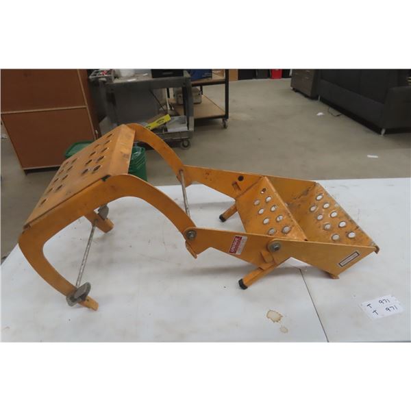 Folding Big Truck or Implement Step.