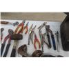 Image 4 : Toolbox Full of Hand Tools Including Wrenches, Vise Grips, Pliers and Miscellaneous Pieces.