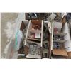 Image 7 : Pallet Lot Including Trailer Hitch Plug, Nuts and Bolts, Clamps, Rebar and Battery Terminal.
