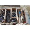 Image 8 : Pallet Lot Including Trailer Hitch Plug, Nuts and Bolts, Clamps, Rebar and Battery Terminal.