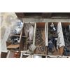 Image 9 : Pallet Lot Including Trailer Hitch Plug, Nuts and Bolts, Clamps, Rebar and Battery Terminal.