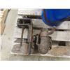 Image 10 : Pallet Lot Of 3 Bags Silica Sand, Exhaust Tubing, Oil Barrel Pump, Pintel Hitch And More