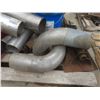 Image 3 : Pallet Lot Of 3 Bags Silica Sand, Exhaust Tubing, Oil Barrel Pump, Pintel Hitch And More