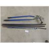 Image 1 : Manual Truck Tire Bars, Breaker Bar And 3 Heavy Duty Pry Bars