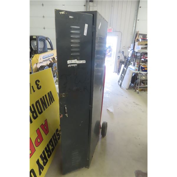 Metal Locker 72" x 24" x 15".