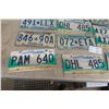 Image 3 : 15 License Plates (MB and Minnesota).