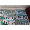 Image 4 : 15 License Plates (MB and Minnesota).