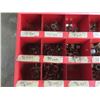 Image 3 : 2 Pigeon Hole Cabinets Full Of Hardware, 40 Hole ", 36 Hole "