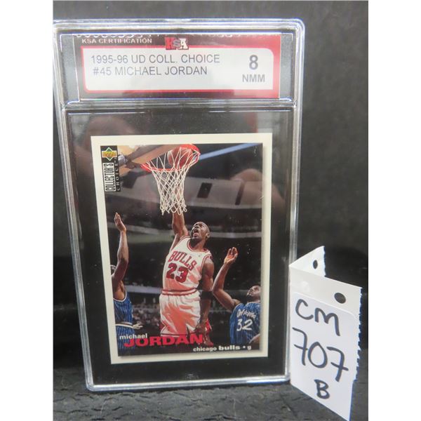 Graded Michael Jordan Basketball Card