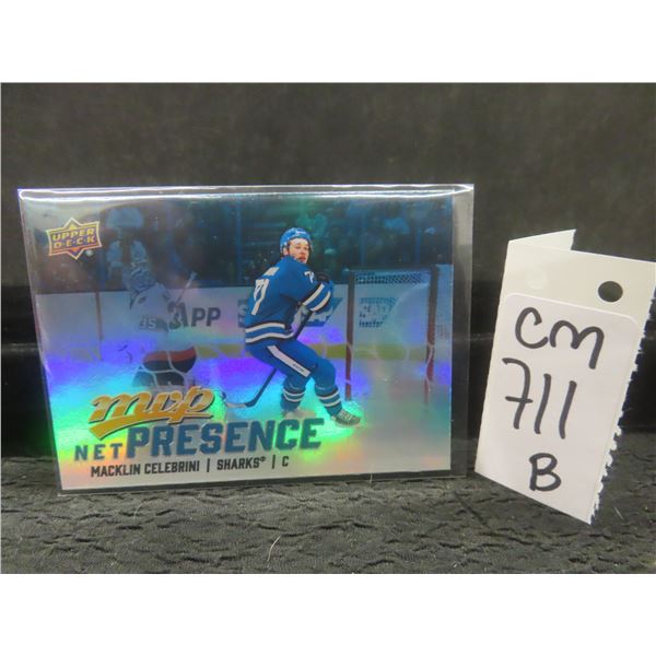 Macklin Celebrini San Jose Sharks Card