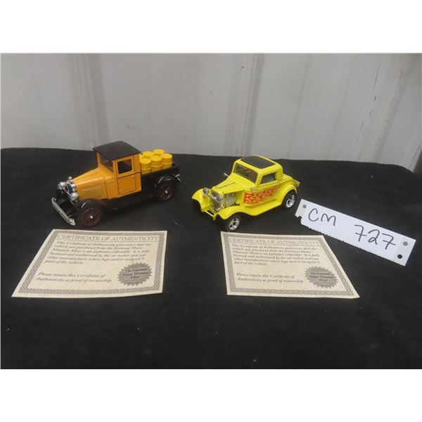 National Motor Museum Mint 2 Vehicle Die Cast Collection