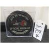 Image 1 : Official Winnipeg Jets Vs. Ottawa Senators Warm Up Puck