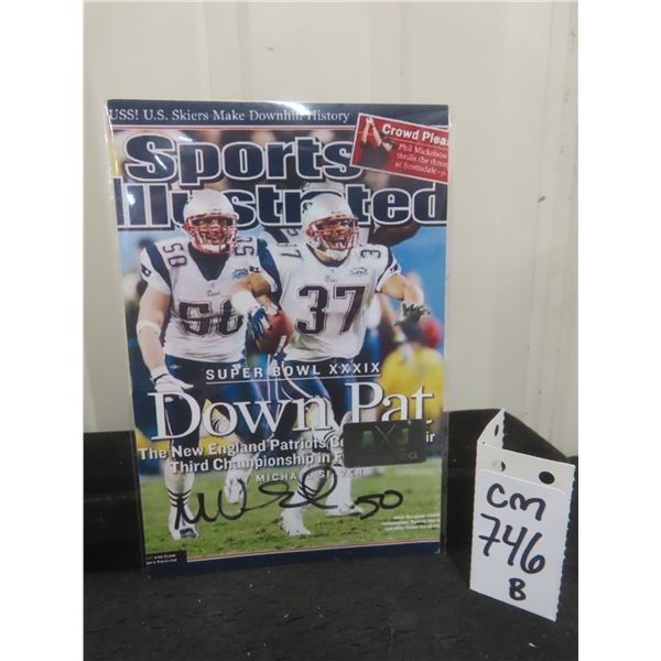 Signed Mike Vrabel 4x6 Photo