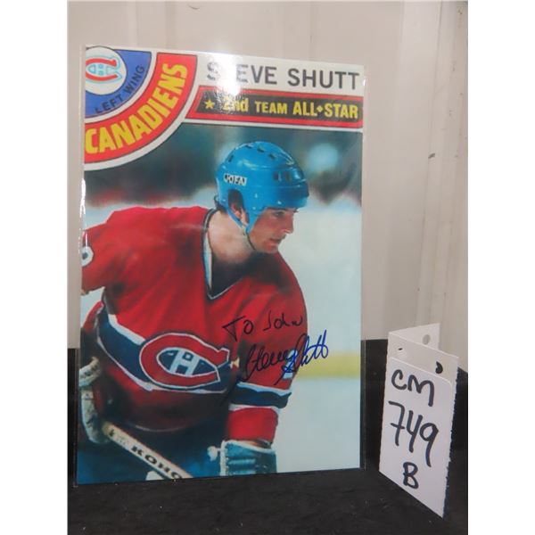 Signed Steve Shutt 4x6 Photo