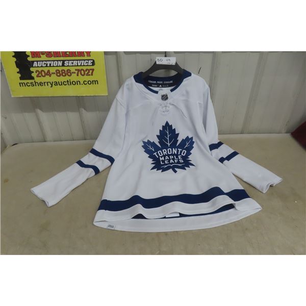 Authentic Adidas Toronto Maple Leafs Pro Hockey Jersey Size 54 (Men's XL)