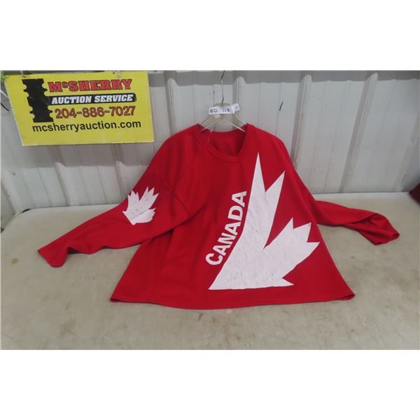 Vintage 1980s Team Canada Hockey Jersey CCM Men's XL
