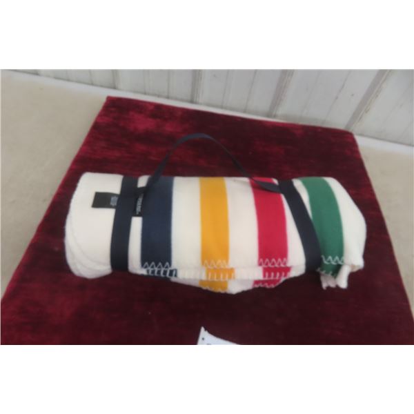 Hudson's Bay New Throw Blanket With Carry Straps