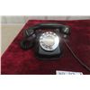 Image 1 : Antique Bakelite Art Deco Rotary Monophone Telephone Canada Chrome Detail No Cracks To Bakelite