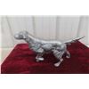 Image 2 : Vintage Cast Metal Irish Setter Door Stop 15" In Length And 2 HB Mining Cast Metal Wolf Paper Weigh