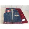 Image 1 : Vintage 1970s Levi's Denim Falcons Motorcycle Club Vest With Harley Davidson Patch And 2 Memorial P