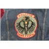 Image 7 : Vintage 1970s Levi's Denim Falcons Motorcycle Club Vest With Harley Davidson Patch And 2 Memorial P