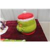 Image 3 : Vintage Dr. Seuss The Grinch Rare Who-Ville Toy Shop In Box And Cookie Jar Excellent Condition Box
