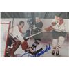 Image 4 : Vintage Toronto Maple Leafs Frank Mahovlich Autographed Framed Photo, Gerry James Signed Book