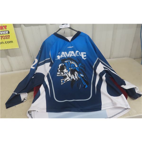 First Nations MNM Savage Hockey Jersey, Men's XXL