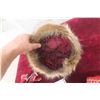 Image 7 : Festival Du Voyageur Lot: 2 Metis Sashes, 2 Real Fur Winter Hats, And 2 Trapper Certificates