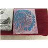 Image 6 : Vintage First Nations Stone Carving, Soapstone Inuit Etching, Unused Inuit Stamp Collection Book, B