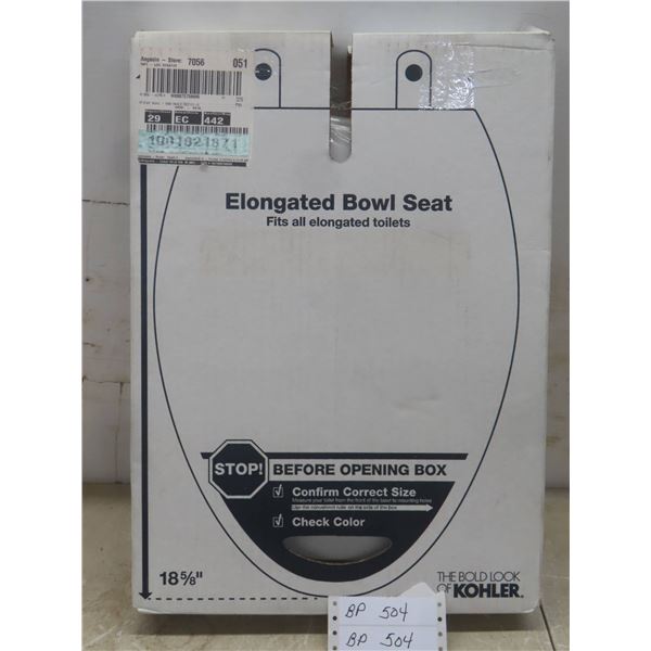 New Elongated Toilet Bowl Seat