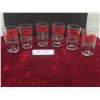 Image 1 : 6 Vintage British American Oil Musical Showcase Glass Tumbler by Federal Glass (1965–1967 CBC Show)