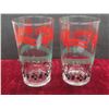 Image 2 : 6 Vintage British American Oil Musical Showcase Glass Tumbler by Federal Glass (1965–1967 CBC Show)