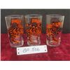 Image 1 : 3 Vintage 1960s Esso Glasses – Put a Tiger in Your Tank – Made by Federal Glass
