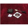 Image 1 : 3 Pcs – Sterling Earring 3.20 g, Sterling Pin 2.27 g, Sterling Spoon 10.2 g
