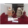 Image 1 : 2 Avon Steins – Western Roundup 9" With Box – Tribute to the Wild West 9" With Box